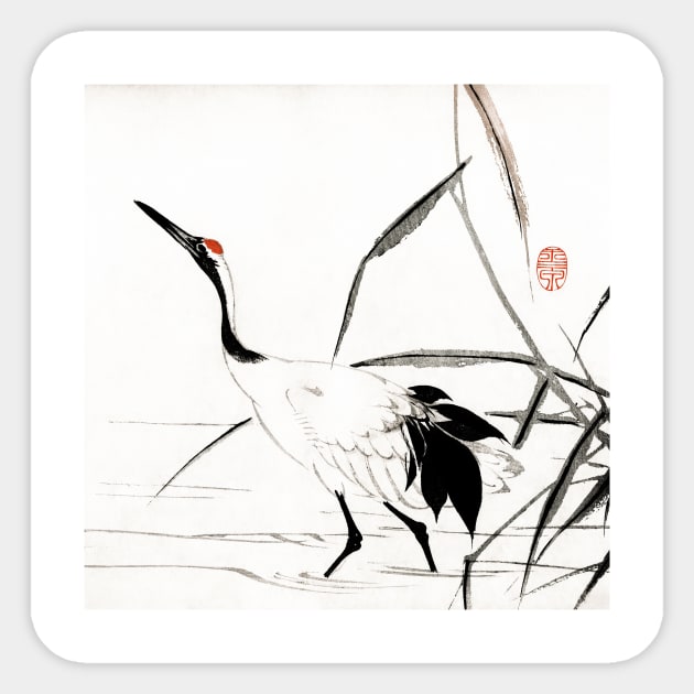 The Heron Sticker by RedOni Clothing